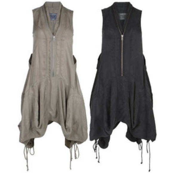 All Saints Zeeda Dress Taupe River Song Cosplay UK8 / US4 - Picture 1 of 8